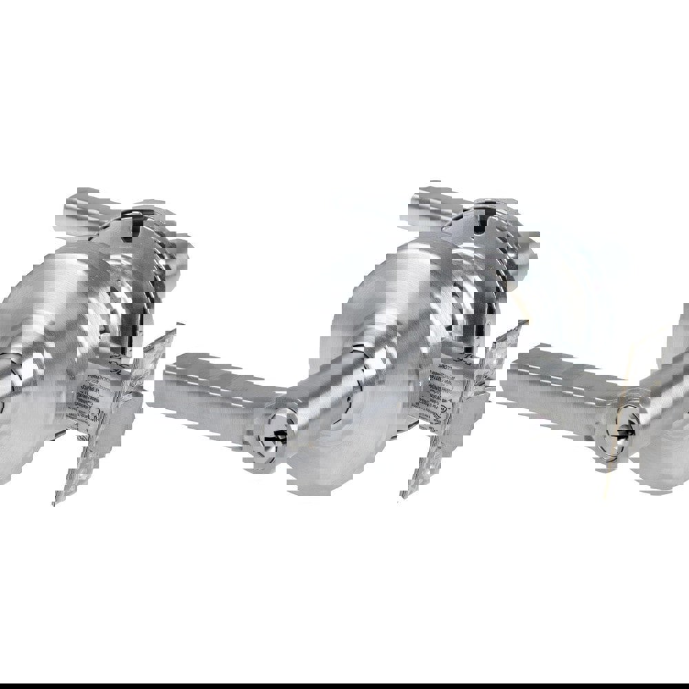 Lever Locksets; Lockset Type: Storeroom ; Key Type: Keyed Different ; Back Set: 2-3/4 (Inch); Cylinder Type: Less Core ; Material: Metal ; Door Thickness: 1-5/8 - 2-1/8