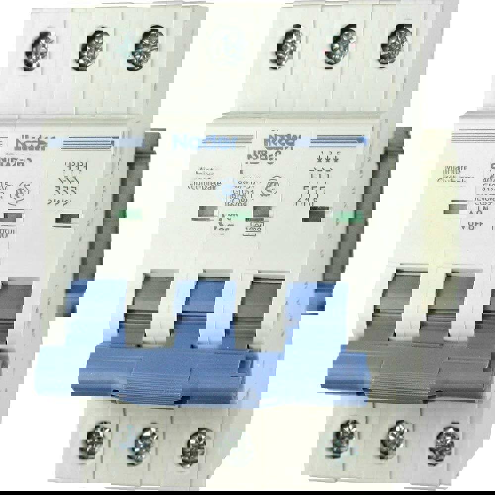 Circuit Breakers; Circuit Breaker Type: Miniature Circuit Breaker; Milliamperage (mA): 50; Number of Poles: 3; Breaking Capacity: 7.5kA @ 480VAC; 10 kA @ 400/415 VAC; Tripping Mechanism: Thermal-Magnetic; Terminal Connection Type: Screw; Mounting Type: DI