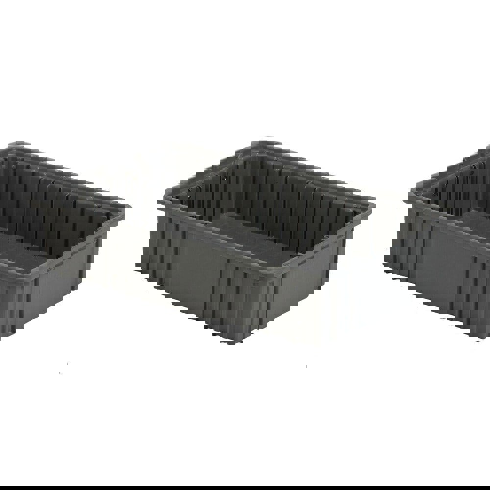 Polyethylene Dividable Storage Tote: 40 lb Capacity