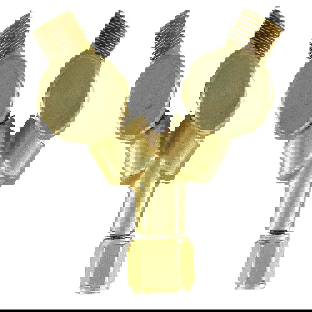 Y Manifold with Shutoff Valves