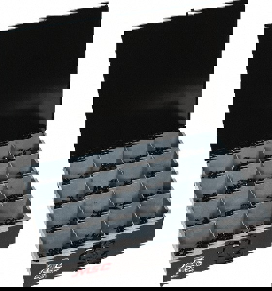 1,100 Piece Alloy Steel Button Head & Socket Head Cap Screw Assortment