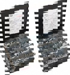 192 Piece, #10 to 1/2 Screw, Steel Concrete Anchor Assortment