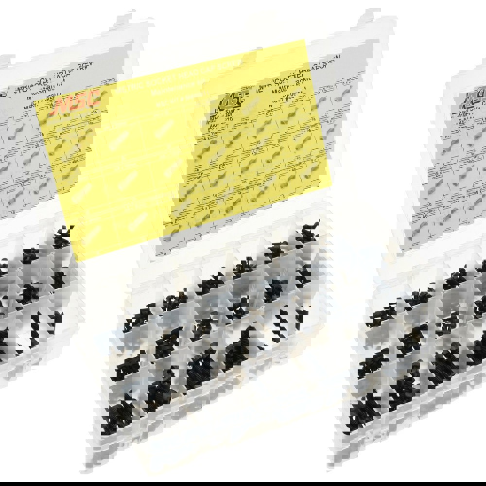 255 Piece Steel Socket Head Cap Screws