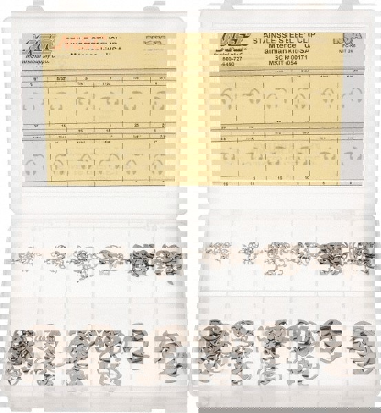 206 Piece, 1/8 to 7/8