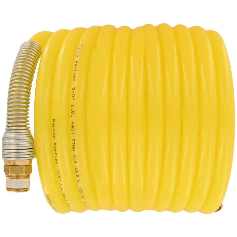Air & Multi-Purpose Hose; Hose Type: Jackhammer Hose; Multipurpose Air Hose; Sledgehammer Hose ; Length Ft. (Feet): 12 ; Type: Coiled Hose ; Color: Yellow ; Material: Nylon ; Inside Diameter (Inch): 3/8