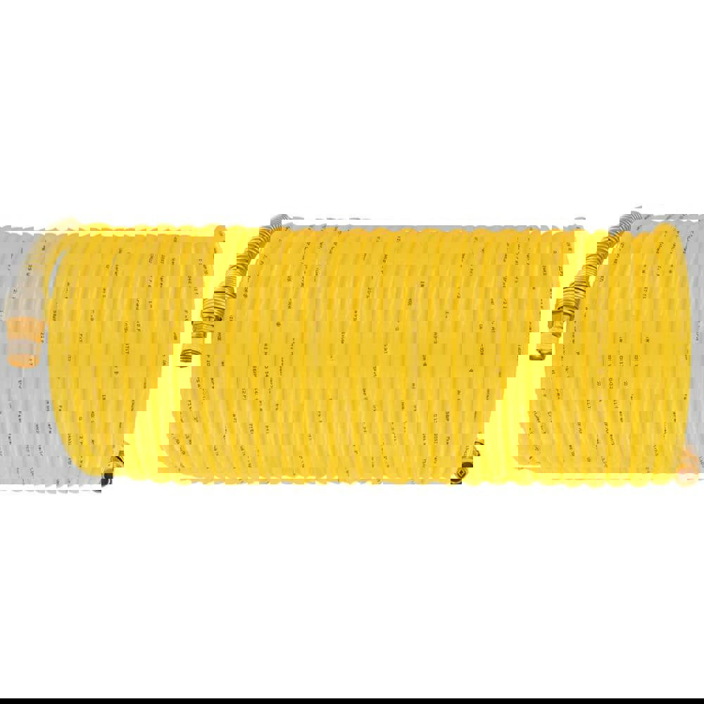 Air & Multi-Purpose Hose; Hose Type: Jackhammer Hose; Multipurpose Air Hose; Sledgehammer Hose ; Length Ft. (Feet): 50 ; Type: Coiled Hose ; Color: Yellow ; Material: Nylon ; Inside Diameter (Inch): 1/2