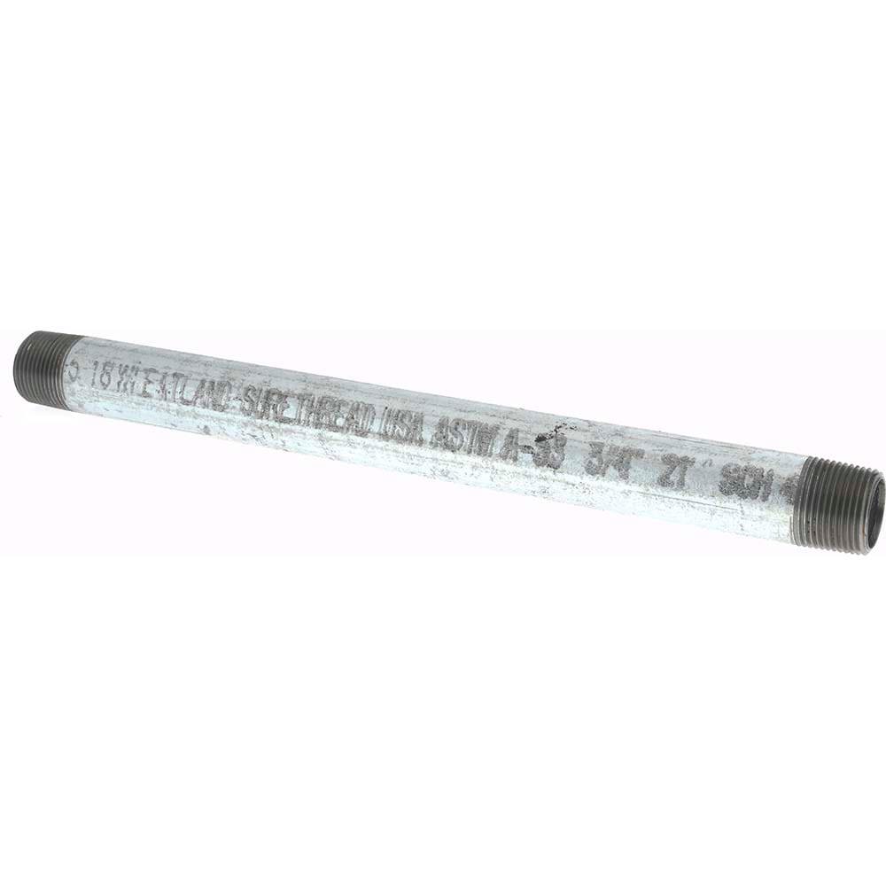 Galvanized Pipe Nipple: 3/4