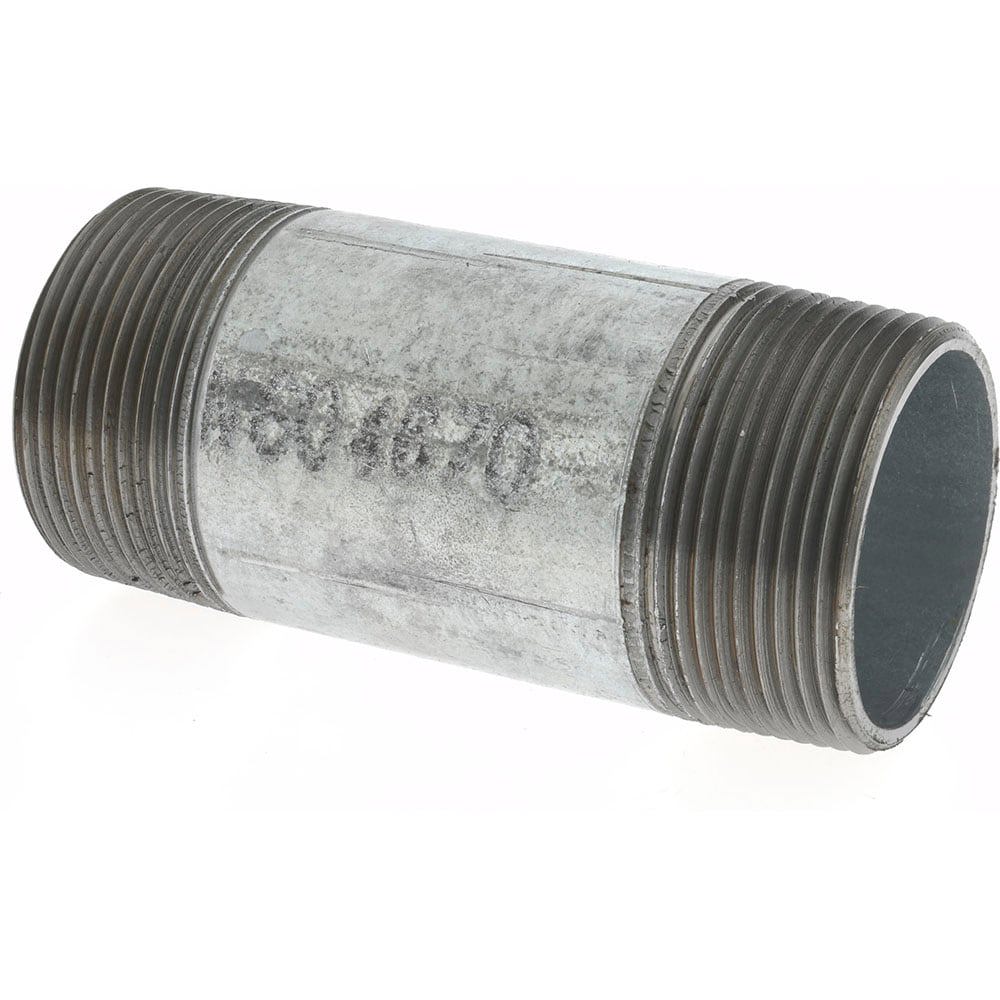 Galvanized Pipe Nipple: 1-1/2