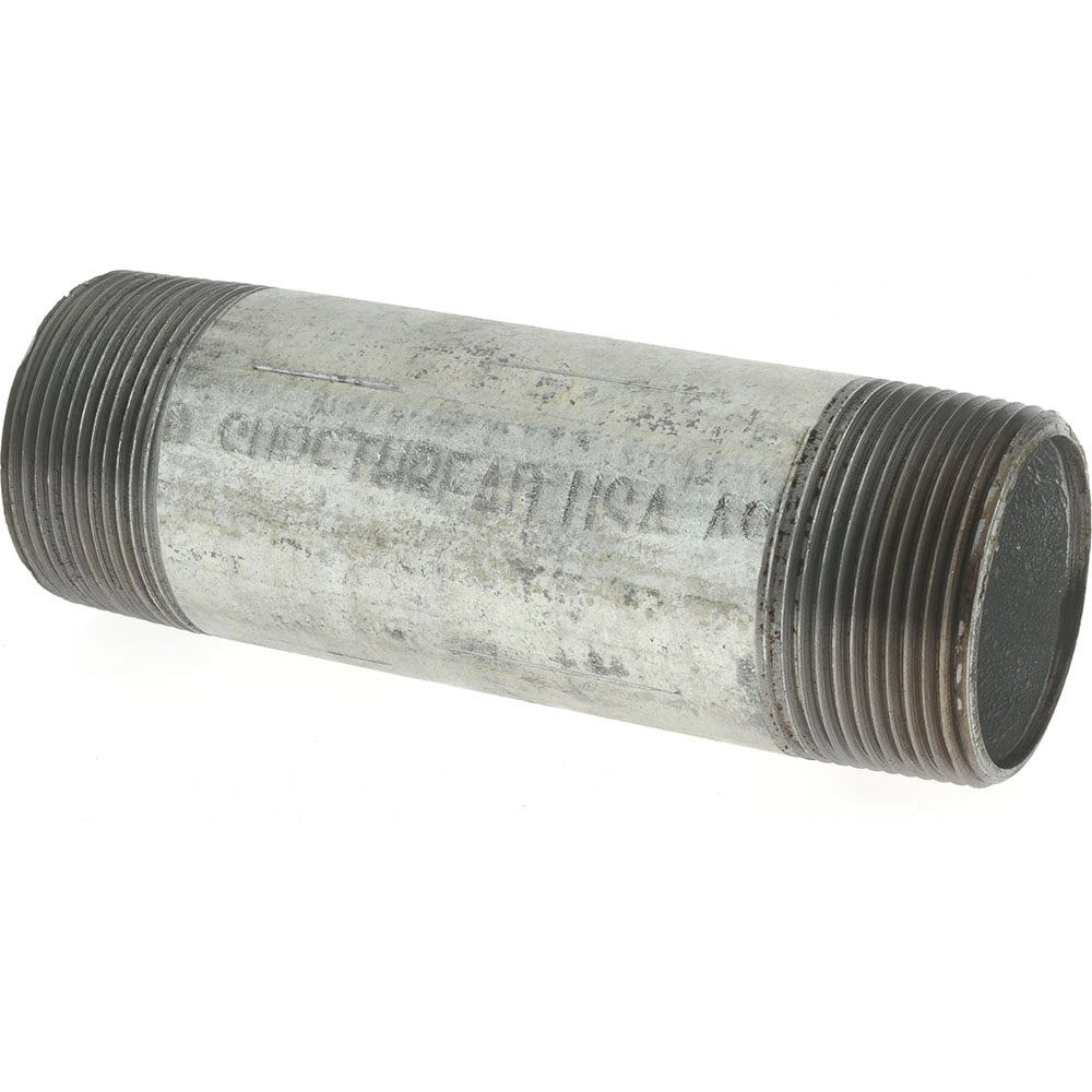 Galvanized Pipe Nipple: 1-1/2