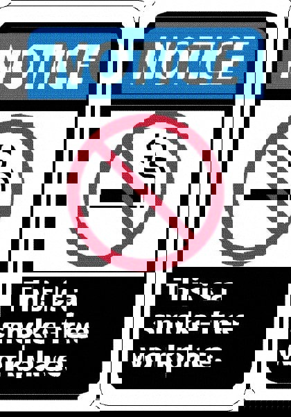 Security & Admittance Sign: Rectangle, 