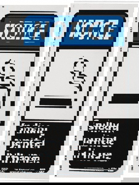 Security & Admittance Sign: Rectangle, 