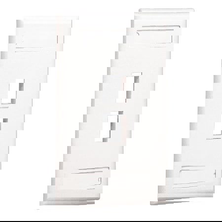 NK 2PORT WHT SINGLE GANG FLUSH DIRECT SH