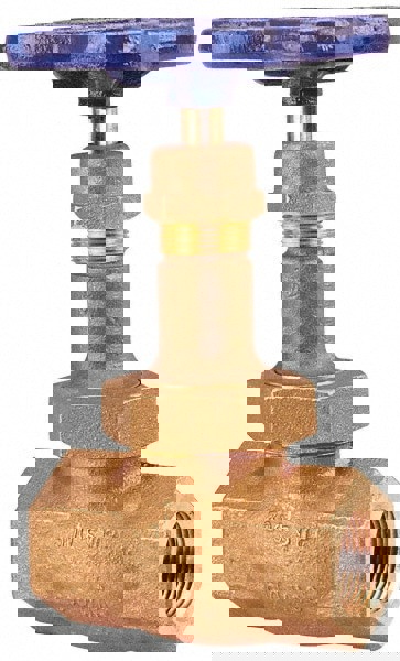 3 Inch Pipe, 600 psi WOG Rating, 300 psi WSP Rating, Bronze Disc, Bronze Integral Globe Valve