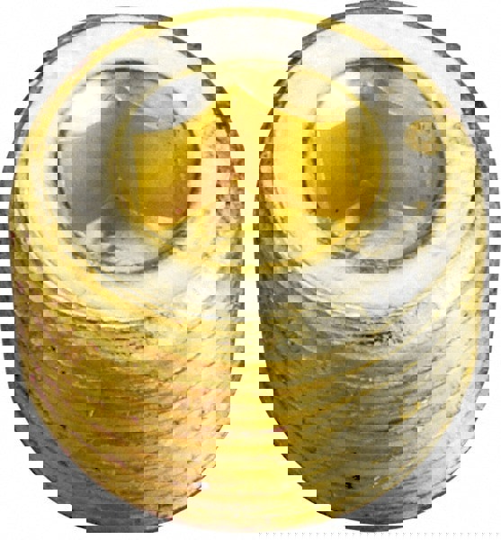 Brass Pipe Countersunk Plug: 1/8