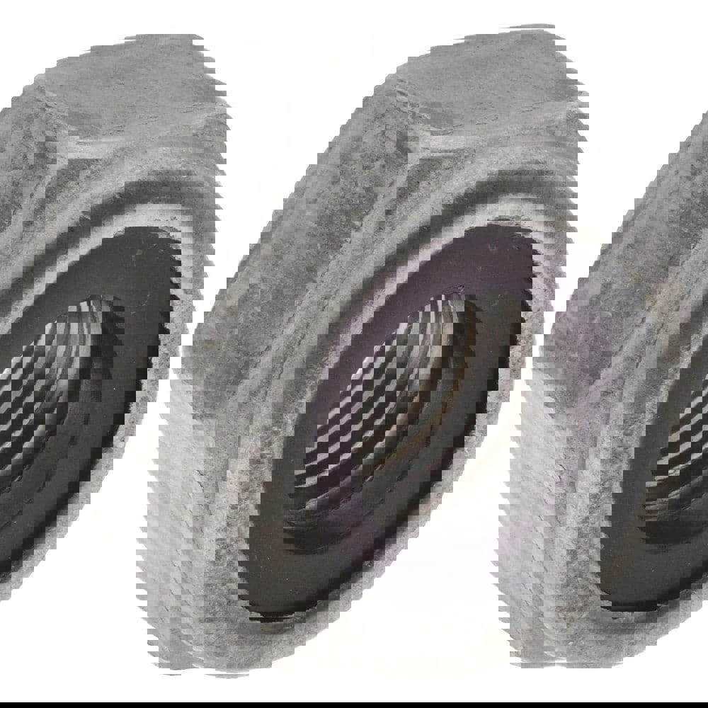 Hex Lock Nut: Insert, Nylon Insert, 1/2-13, Grade 2 Steel, Uncoated