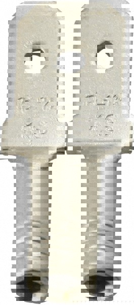 Wire Disconnect: Male, 16-14 AWG, 1/4