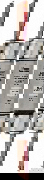 Cartridge Fast-Acting Fuse: H, 400 A, 8-5/8