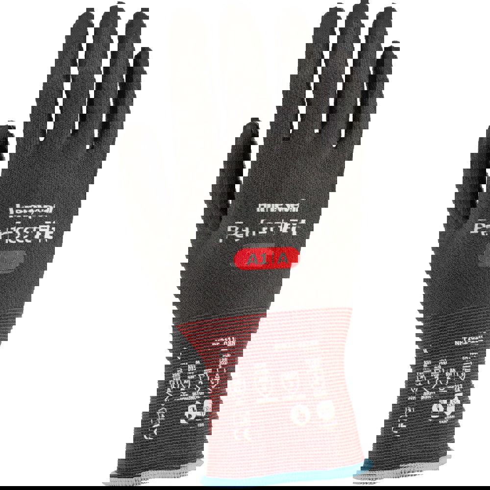 Cut & Puncture Resistant Gloves; Style: Coated; Knit; Mechanic's ; Coating Material: Polyurathane ; Coating Coverage: Palm & Fingertips ; Glove Type: Cut, Puncture & Abrasion-Resistant ; ANSI/ISEA Cut Resistance Level: A1