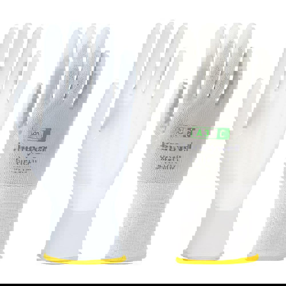 Cut & Puncture Resistant Gloves; Style: Knit ; Coating Material: Polyurethane ; Coating Coverage: Palm & Fingertips ; Glove Type: Cut, Puncture & Abrasion-Resistant ; ANSI/ISEA Cut Resistance Level: A3 ; Primary Material: HPPE
