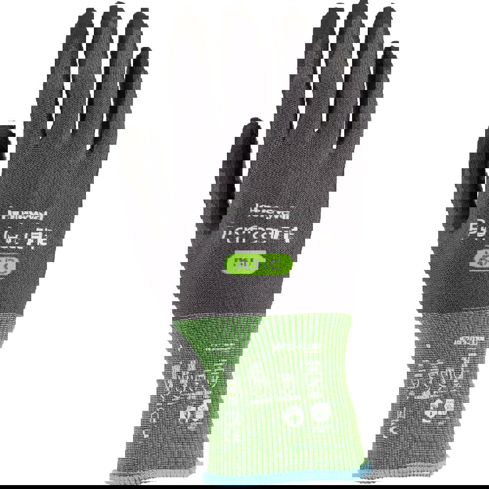 Cut & Puncture Resistant Gloves; Style: Coated; Knit; Mechanic's ; Coating Material: Polyurathane ; Coating Coverage: Palm & Fingertips ; Glove Type: Cut, Puncture & Abrasion-Resistant ; ANSI/ISEA Cut Resistance Level: A3