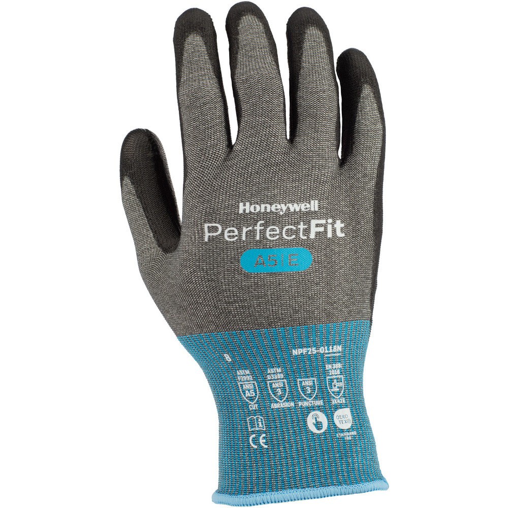 Cut, Puncture & Abrasion-Resistant Gloves: Perfect Fit 3.0 Perfect Fit 3.0 NPF25-0118N, Size X-Large, ANSI Cut A5, ANSI Puncture 3, Polyurathane, Carbon, Elastane, HPPE, Steel, Polyester & Polyurethane