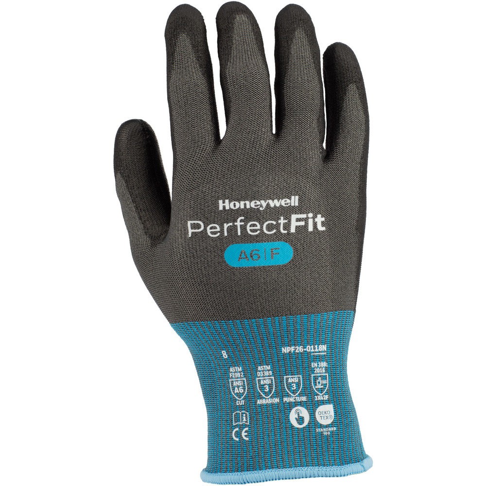 Cut, Puncture & Abrasion-Resistant Gloves: Perfect Fit 3.0 Perfect Fit 3.0 NPF26-0118N, Size X-Small, ANSI Cut A6, ANSI Puncture 3, Polyurathane, Tungsten, Carbon, Elastane, HPPE, Polyester & Polyurethane