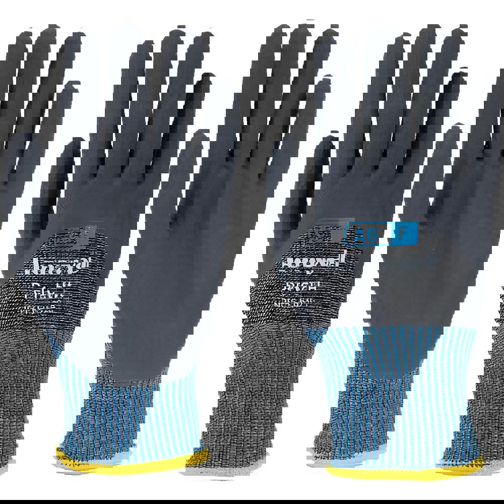 Cut & Puncture Resistant Gloves; Style: Knit ; Coating Material: Natural Rubber ; Coating Coverage: Palm & Fingers ; Glove Type: Cut, Puncture & Abrasion-Resistant ; ANSI/ISEA Cut Resistance Level: A6 ; Primary Material: Stainless Steel