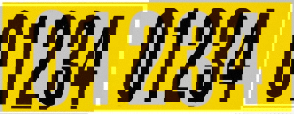 Number & Letter Label: 