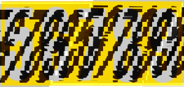 Number & Letter Label: 