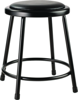 STOOL,18IN VINYL,BK