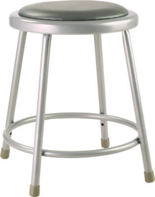 STOOL,18IN VINYL,GY
