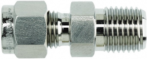 Compression Tube Connector: 1/4