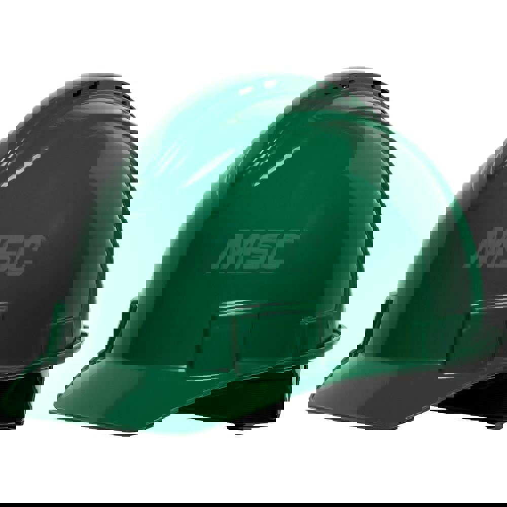 Hard Hat: Impact Resistant, Short Brim, Class C, 4-Point Suspension