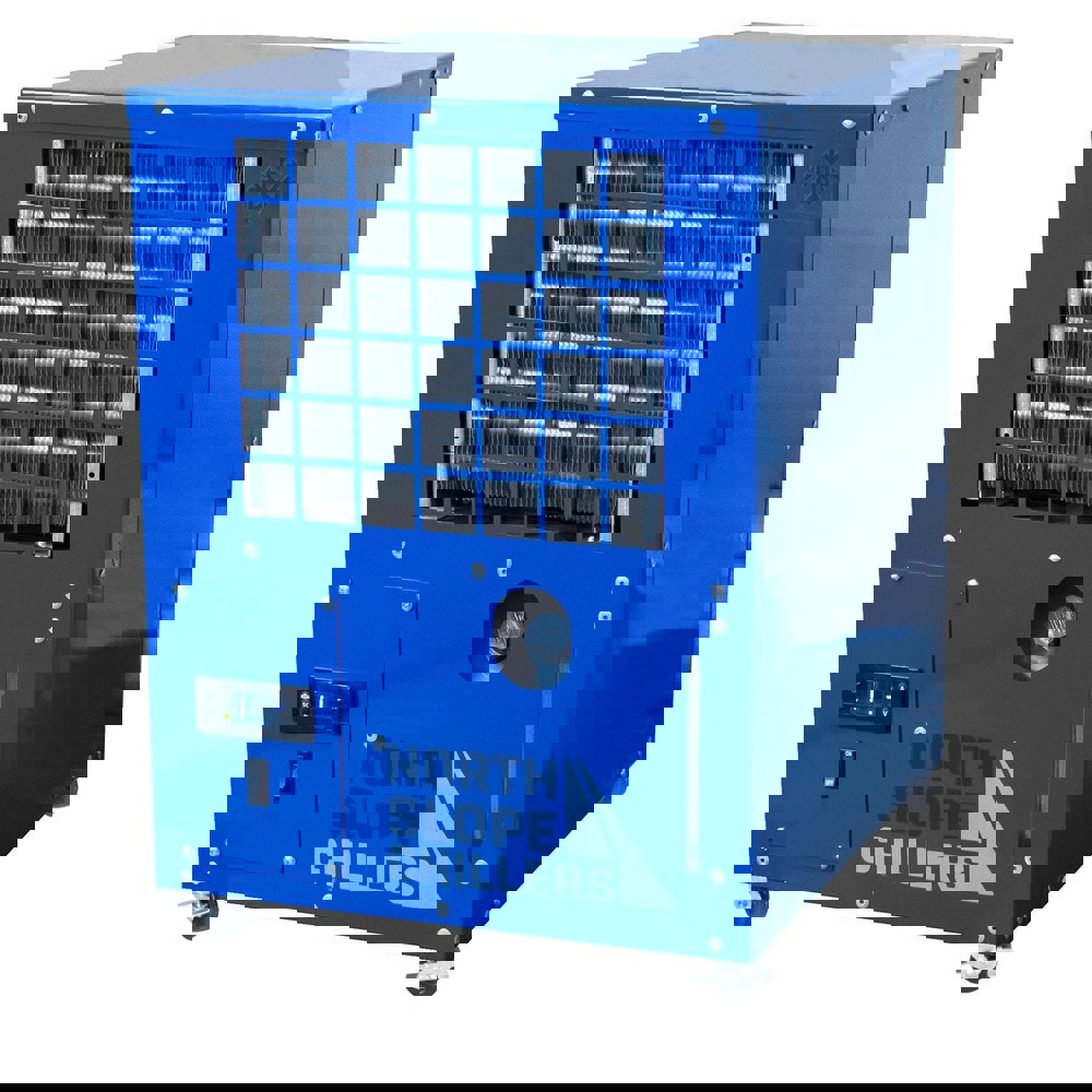 1/3-Ton Freeze Performance Level Industrial Air-Cooled Portable Fluid Chiller, 4,000 BTU/HR, 15-65 F