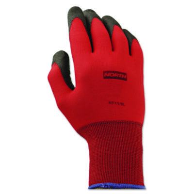 GLOVES,NYLON,9L,RD