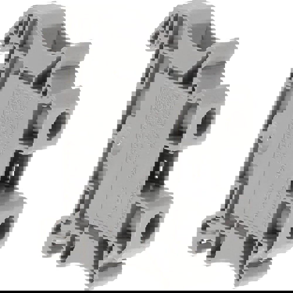 1 Pole, 1,000 Volt, 76 Amp, -40 to 266&deg;F, DIN Rail Mount, Polyamide Passthrough Terminal Block