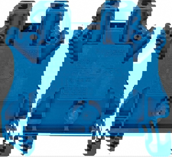 1 Pole, 1,000 Volt, 24 Amp, -40 to 266&deg;F, DIN Rail Mount, Polyamide Passthrough Terminal Block