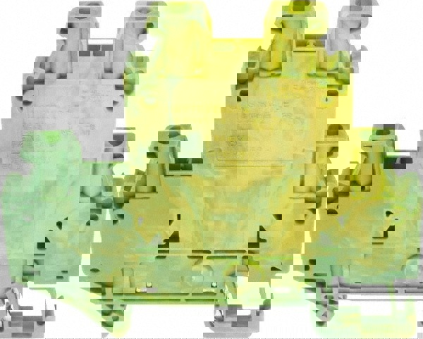 1 Pole, 1,000 Volt, -40 to 266&deg;F, DIN Rail Mount, Polyamide Grounding Terminal Block