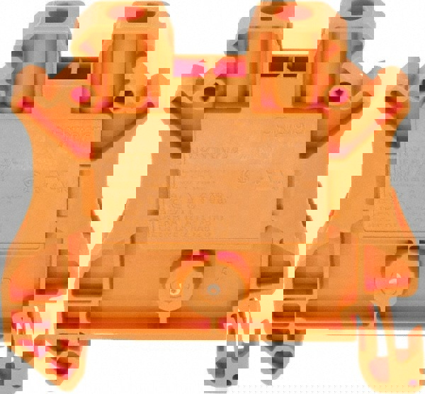 1 Pole, 1,000 Volt, 32 Amp, -40 to 266&deg;F, DIN Rail Mount, Polyamide Passthrough Terminal Block