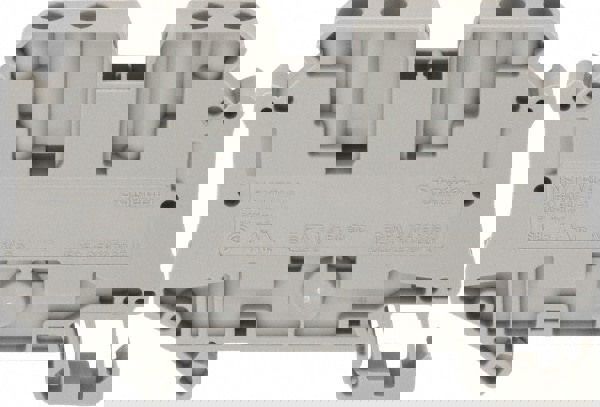1 Pole, 500 Volt, 39 Amp, -40 to 266&deg;F, DIN Rail Mount, Polyamide Passthrough Terminal Block