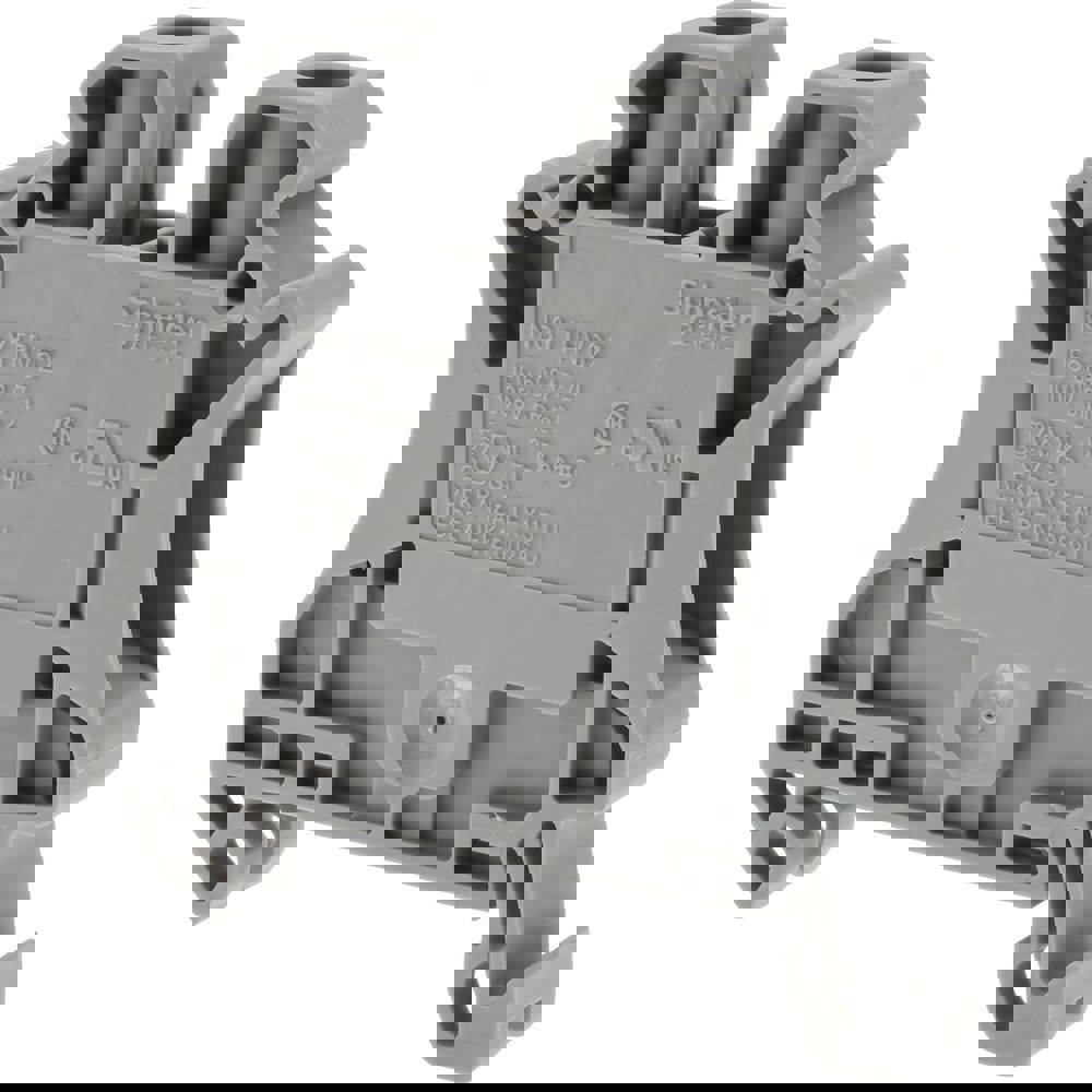 1 Pole, 1,000 Volt, 57 Amp, -40 to 266&deg;F, DIN Rail Mount, Polyamide Passthrough Terminal Block