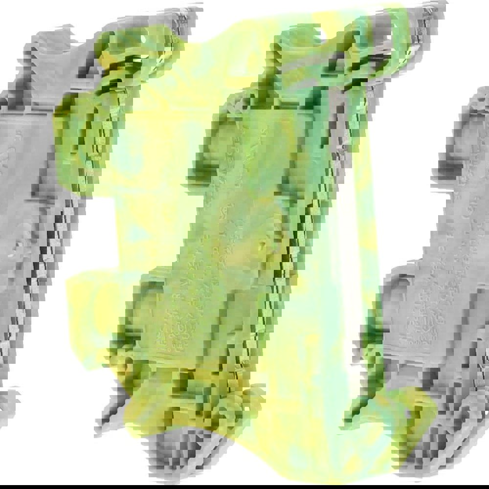 1 Pole, 1,000 Volt, -40 to 266&deg;F, DIN Rail Mount, Polyamide Grounding Terminal Block