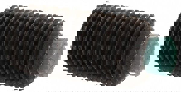 Set Screw: M6, 12.00 mm Length Under Head, Soft Tip Point, Alloy Steel, Grade 8