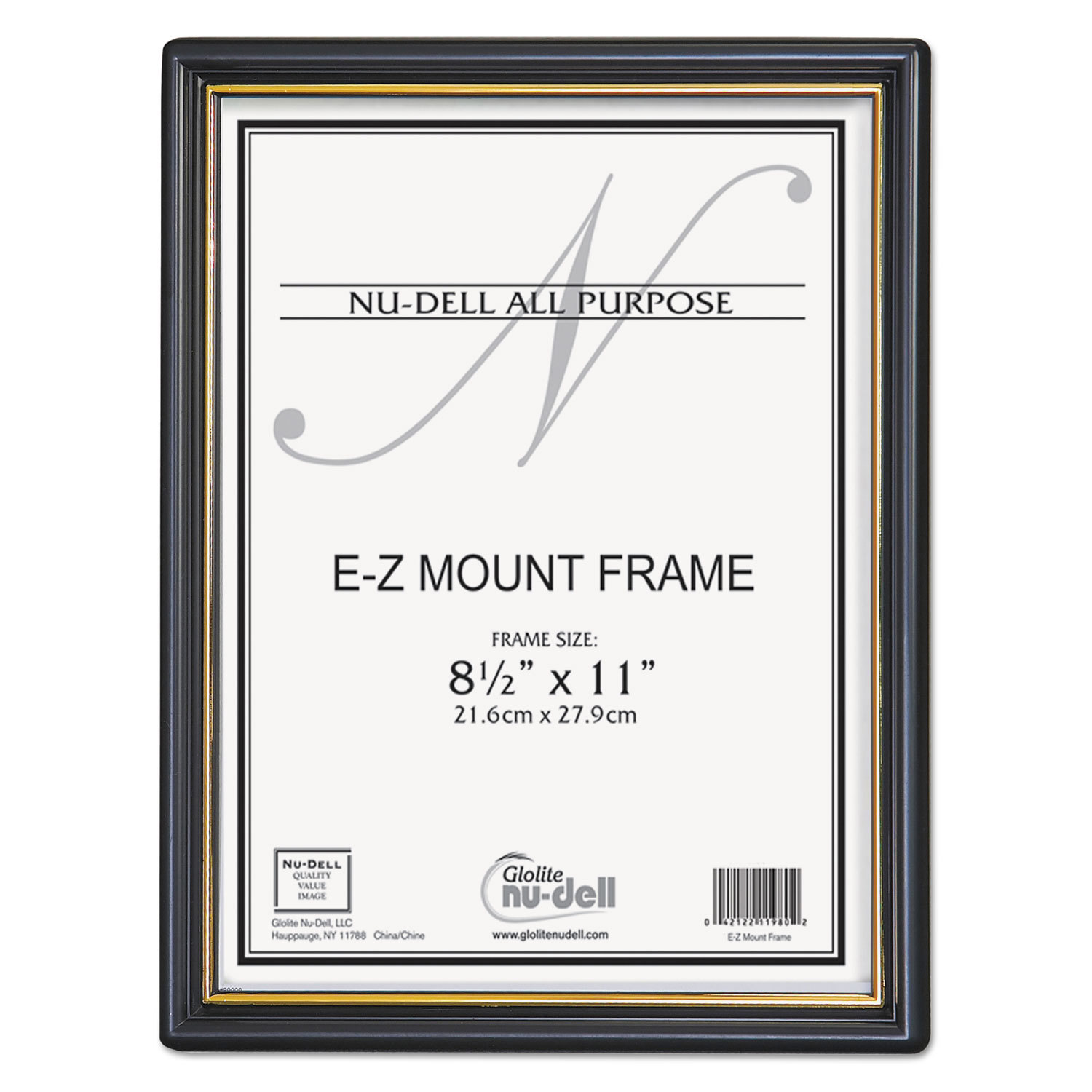 FRAME,8.5X11,PLASTIC,BK