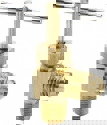 Needle Valve: Angled, 3/8 x 1/4