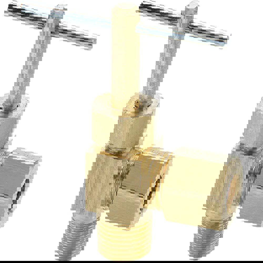 Needle Valve: Angled, 1/4