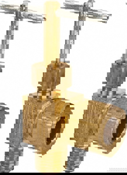 Needle Valve: Angled, 5/16 x 1/8