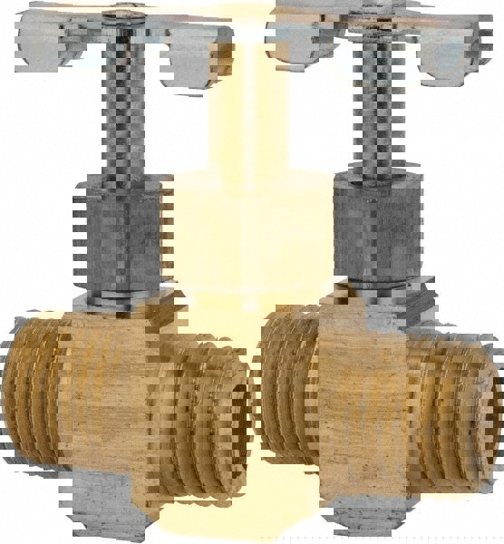 Needle Valve: Straight, 1/4