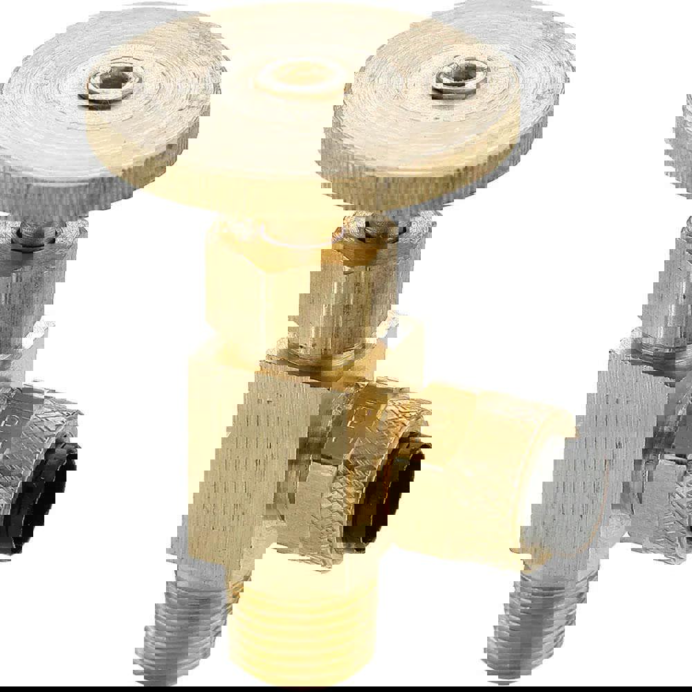 Needle Valve: Angled, 1/4