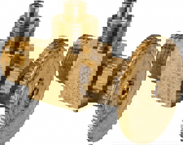 Needle Valve: Angled, 3/8 x 1/4